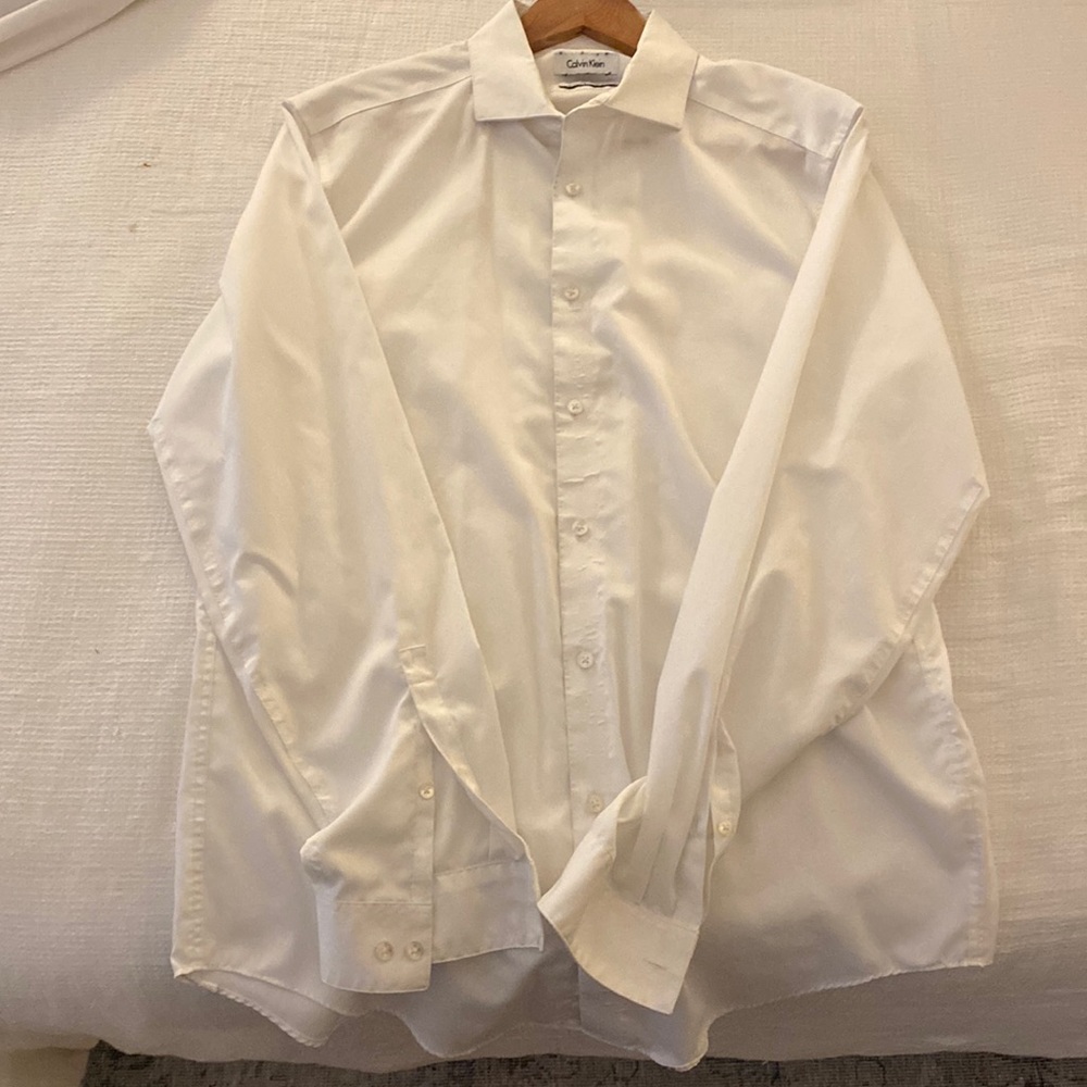 Calvin Klein Slim Fit White Button Down